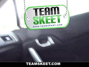 Teen Beauty Paid To Strip In The Car And Fuck At Home