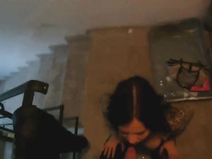Fucking In The Public Parking Garage With A Slut